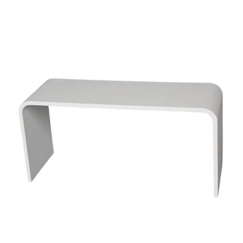 ספסל למקלחת LORA קוריאן אקרילי - לבן מט