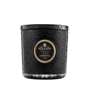 נר ריחני בצנצנת זכוכית‏ 850 גרם - French Linen VOLUSPA