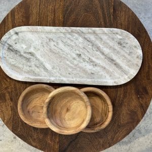 סט Marbel – מגש + 3 בולים