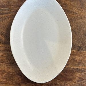 פלטה אובלית | צבע Vanilla