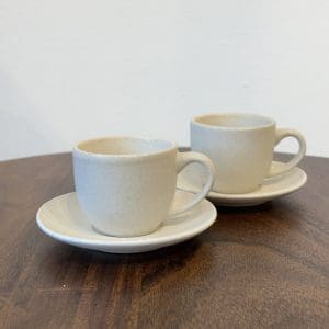 כוס אספרסו עם תחתית | צבע Vanilla