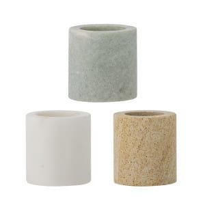 סט צנצנות שיש Trio Alina שלוש יח׳ | Bloomingville