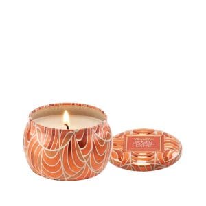 נר ריחני בקופסת פח 113 גרם - Spiced Pumpkin Latte Capsule VOLUSPA