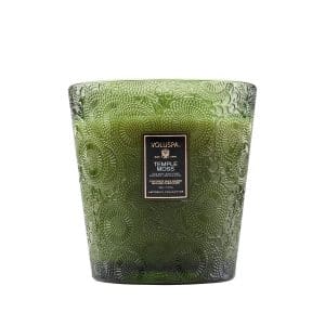 נר גדול 3 פתיליות‏ 1070 גרם - Temple Moss VOLUSPA