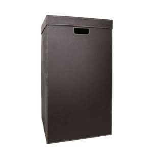 סל כביסה גדול גובה 72 ס"מ עור ממוחזר - חום שוקולד Orskov Copenhagen