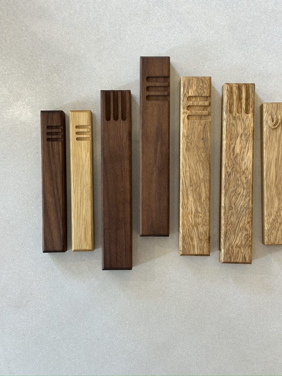 מזוזה עץ מלא L – תמונה 2