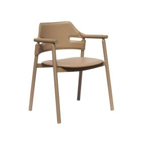 כסא אוכל מתכת Lor מוקה