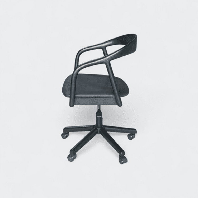 כסא משרד Leni שחור – תמונה 2